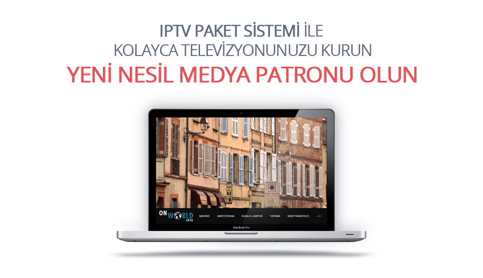IPTV Paket sistemi ile kolayca televizyonunuzu kurun!