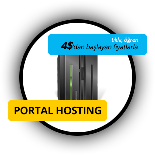 PORTAL HOSTING - 19$'dan başlayan fiyatlarla